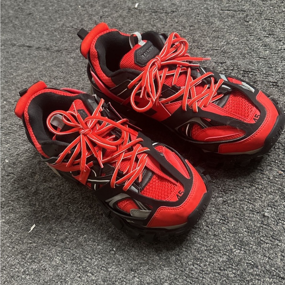 Balenciaga Red and Black shoes